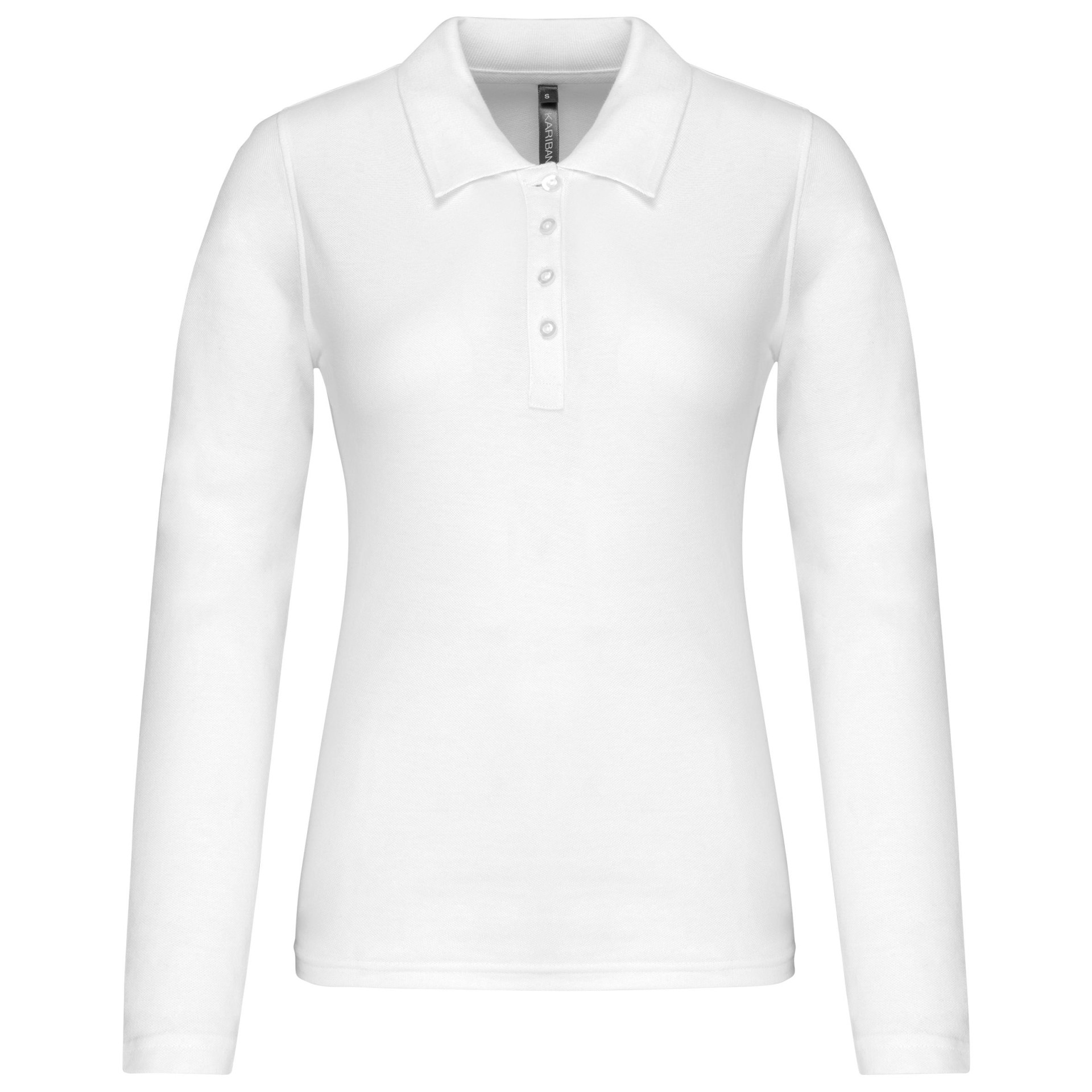 Polo piqué de manga comprida - K257