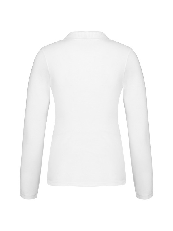 Polo piqu� de manga comprida - K257