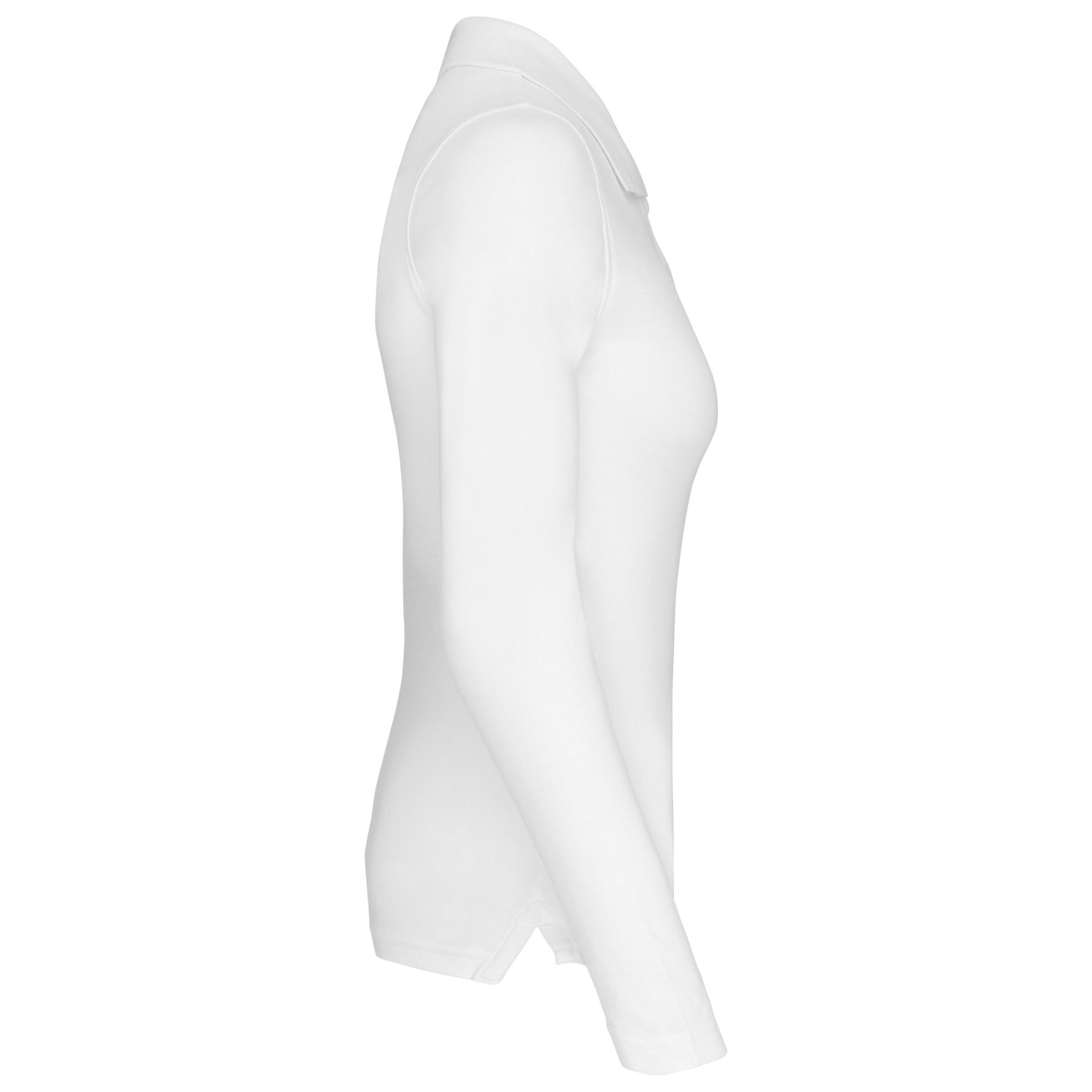 Polo piqué de manga comprida - K257