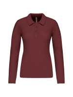 Polo piqu de manga comprida - K257C