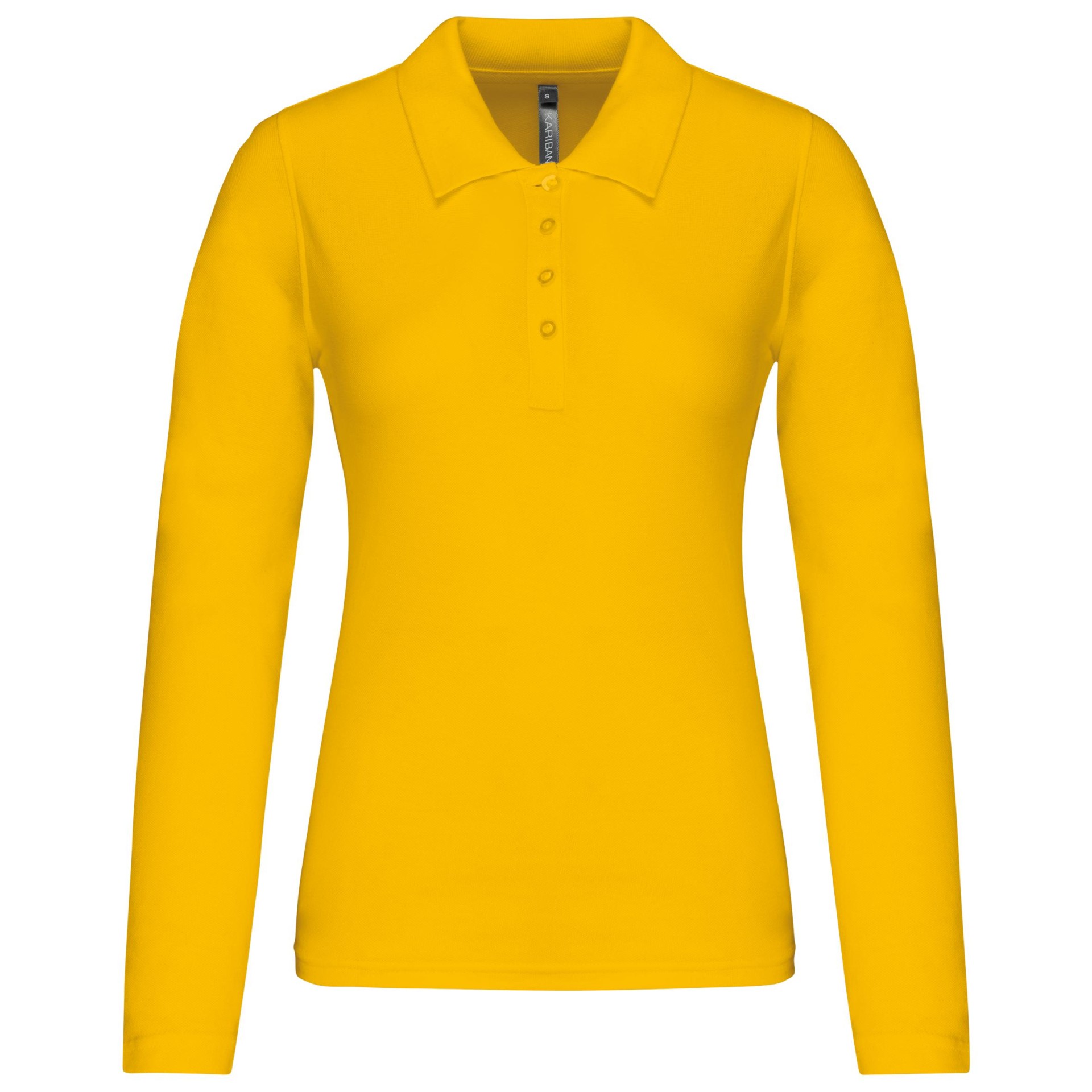 Polo piqué de manga comprida - K257C