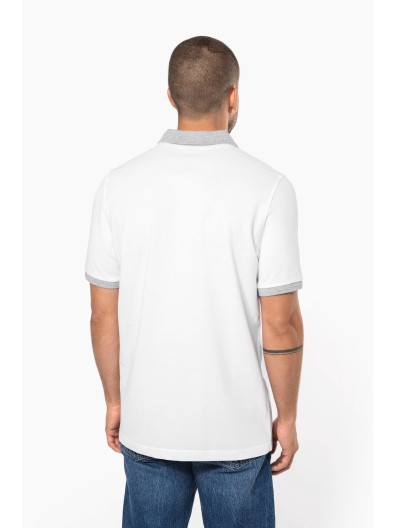 Polo de homem piqu� bicolor - K258