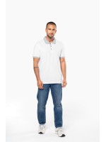 Polo de homem piqué bicolor - K258