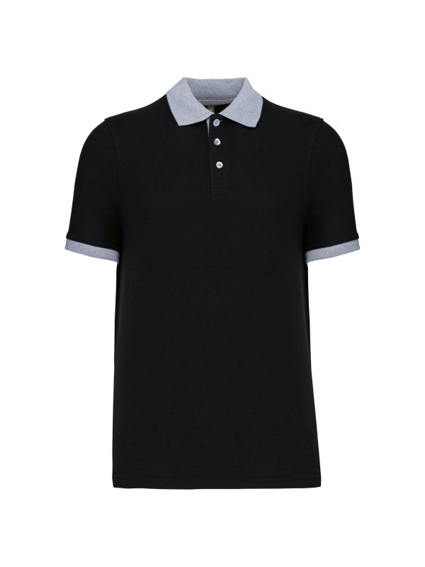 Polo de homem piqué bicolor - K258