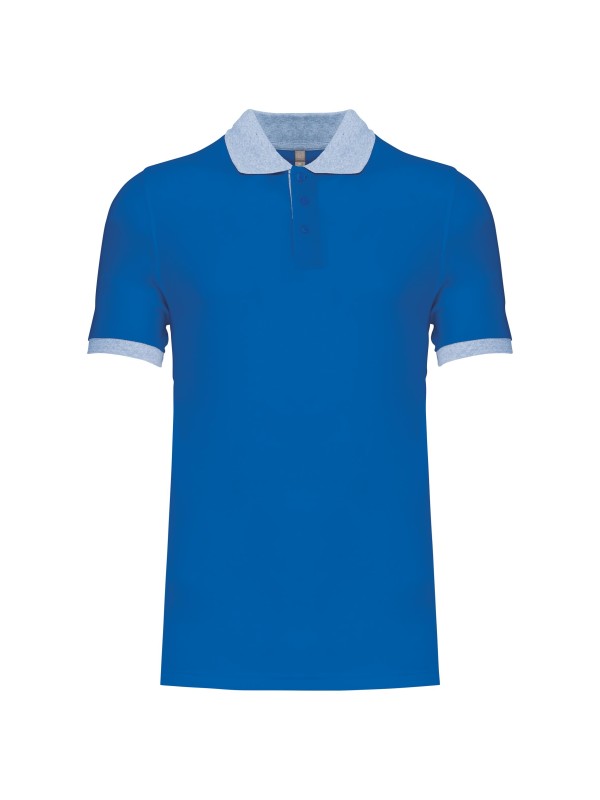 Polo de homem piqué bicolor - K258
