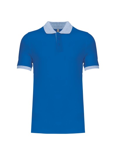 Polo de homem piqué bicolor - K258 Polo de homem piqué bicolor - K258