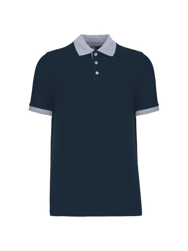 Polo de homem piqu� bicolor - K258
