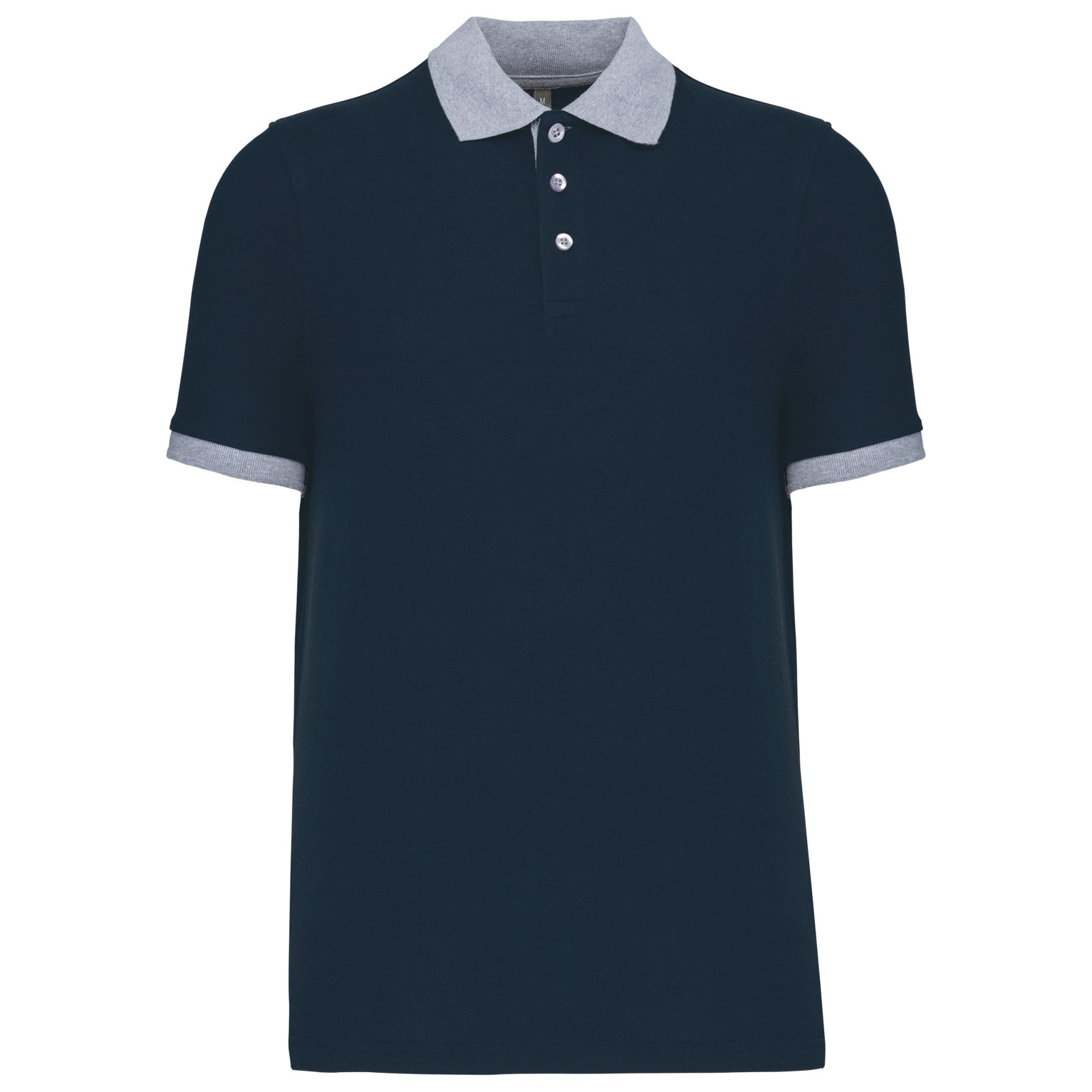 Polo de homem piqué bicolor - K258