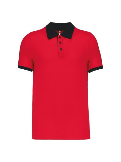 Polo de homem piqu� bicolor - K258