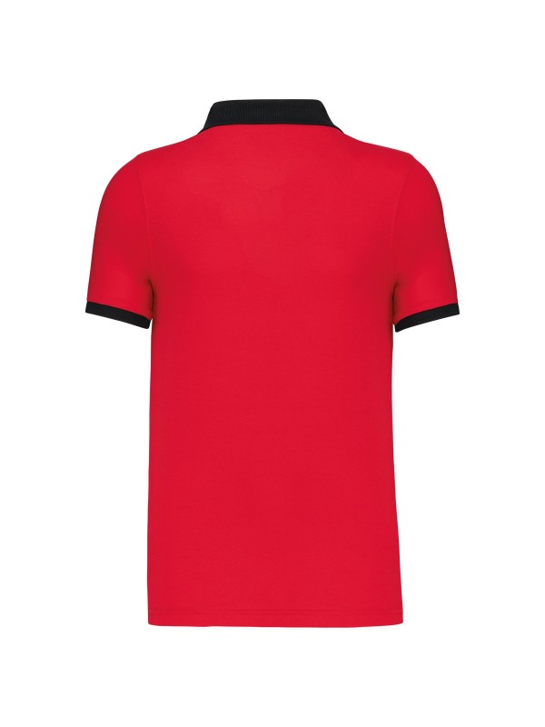 Polo de homem piqué bicolor - K258