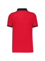 Polo de homem piqué bicolor - K258