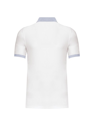 Polo de homem piqué bicolor - K258 Polo de homem piqué bicolor - K258
