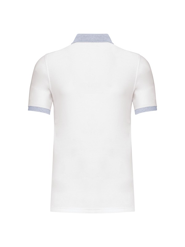 Polo de homem piqué bicolor - K258