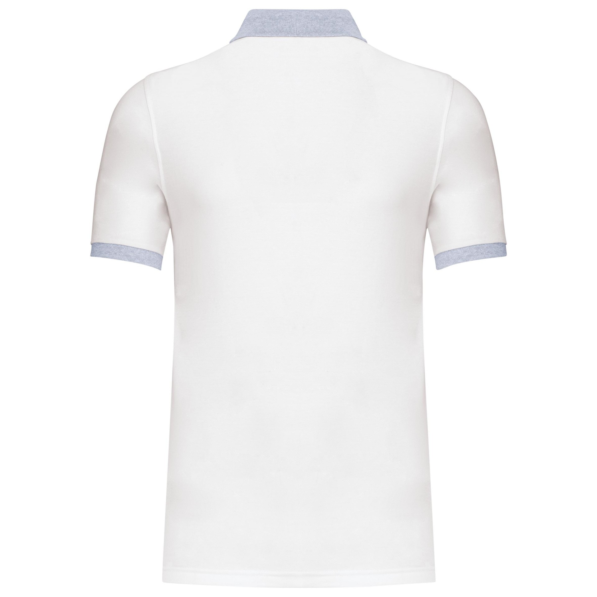 Polo de homem piqué bicolor - K258