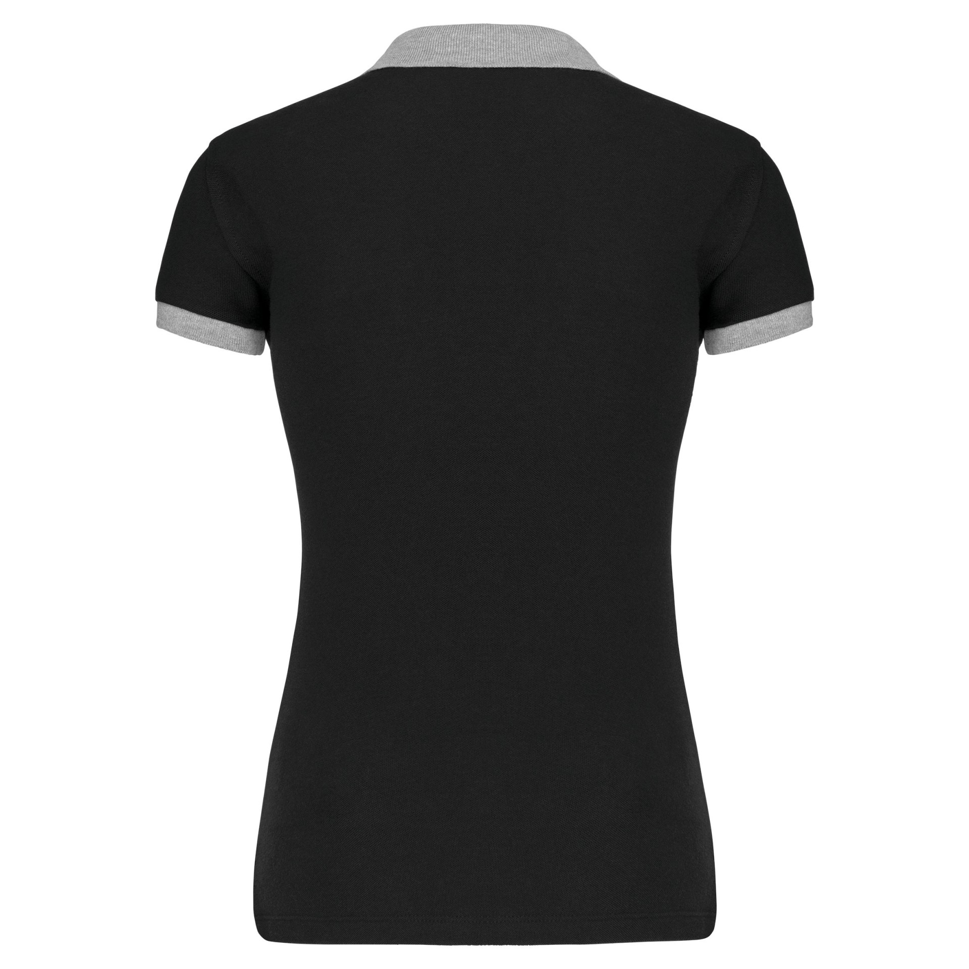 Polo de senhora piqué bicolor - K259