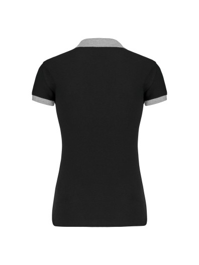 Polo de senhora piqu� bicolor - K259