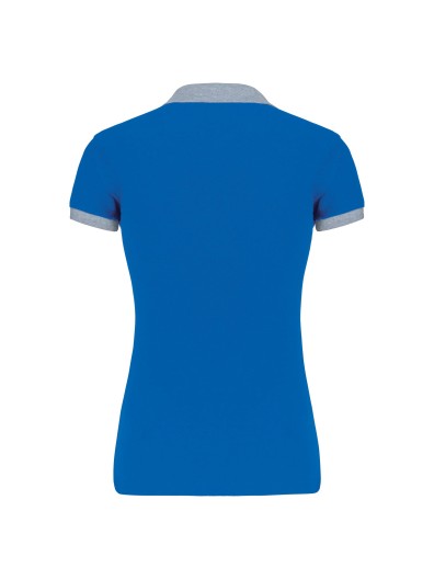 Polo de senhora piqué bicolor - K259 Polo de senhora piqué bicolor - K259