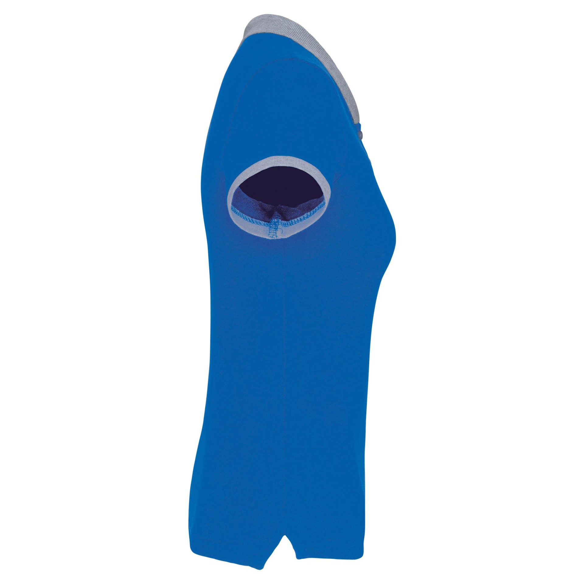 Polo de senhora piqué bicolor - K259