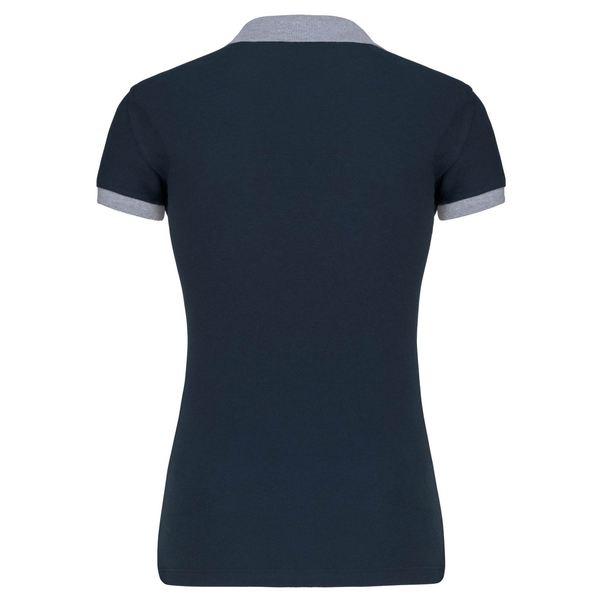 Polo de senhora piqué bicolor - K259