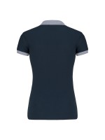 Polo de senhora piqué bicolor - K259