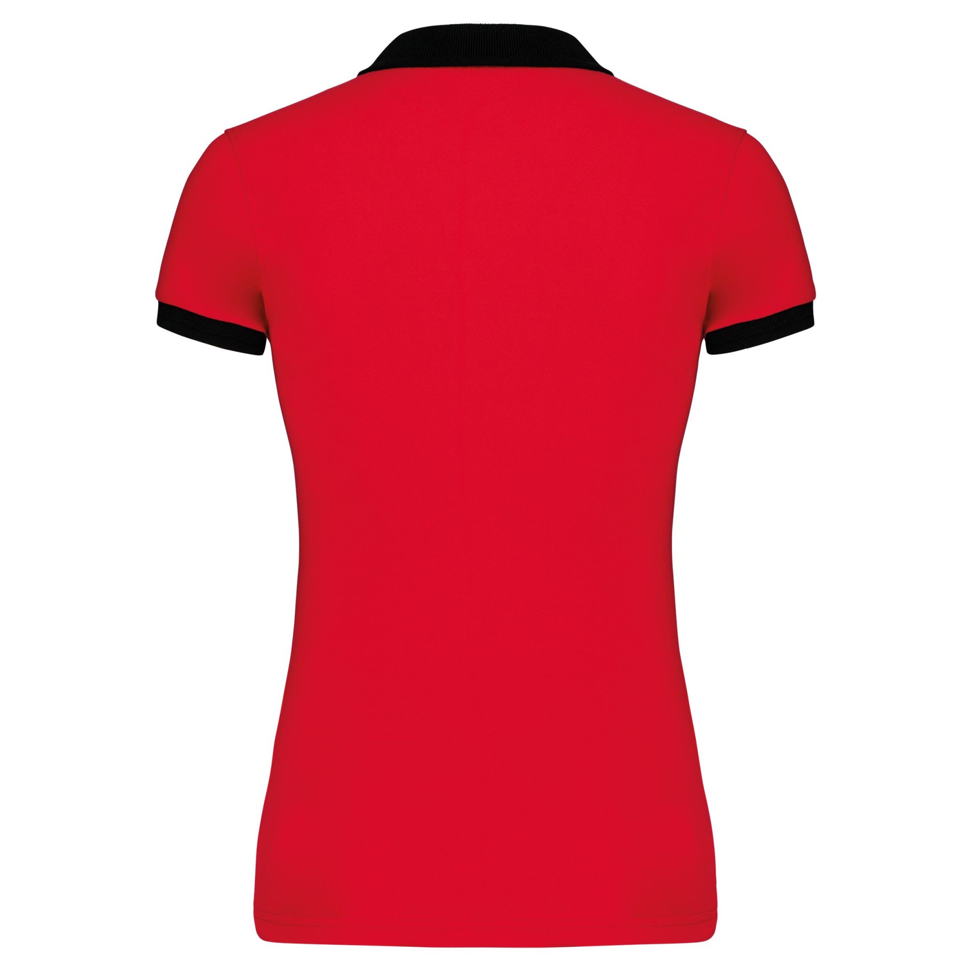 Polo de senhora piqué bicolor - K259