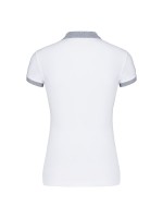 Polo de senhora piqué bicolor - K259
