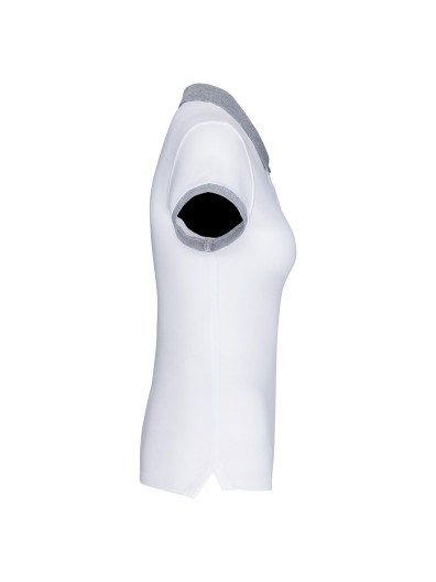 Polo de senhora piqué bicolor - K259 Polo de senhora piqué bicolor - K259