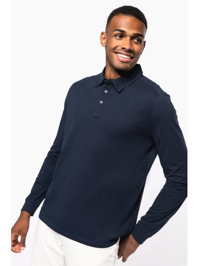 Polo jersey de manga comprida - K264
