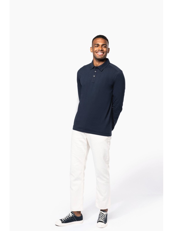 Polo jersey de manga comprida - K264
