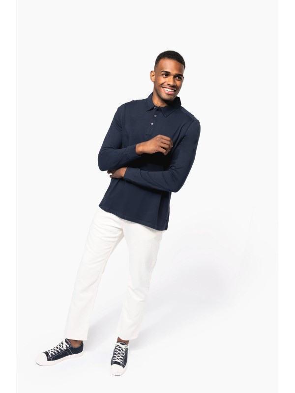 Polo jersey de manga comprida - K264