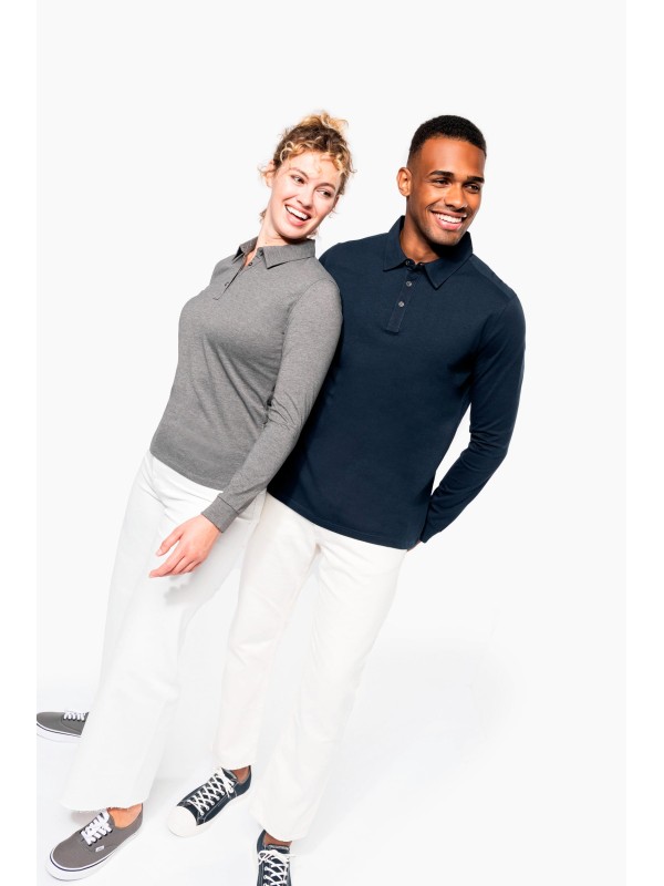 Polo jersey de manga comprida - K264