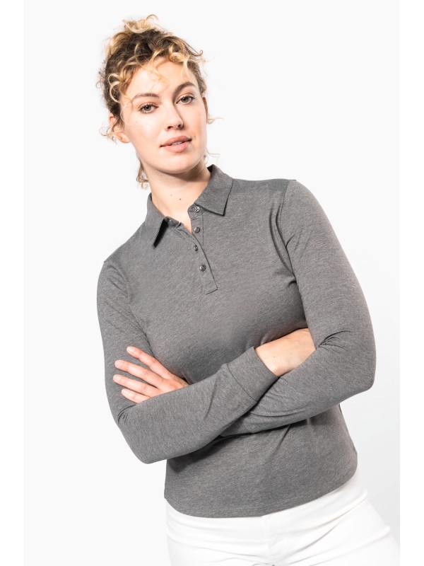 Polo jersey de manga comprida - K265