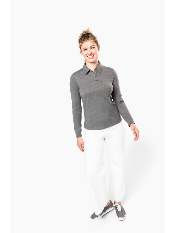 Polo jersey de manga comprida - K265