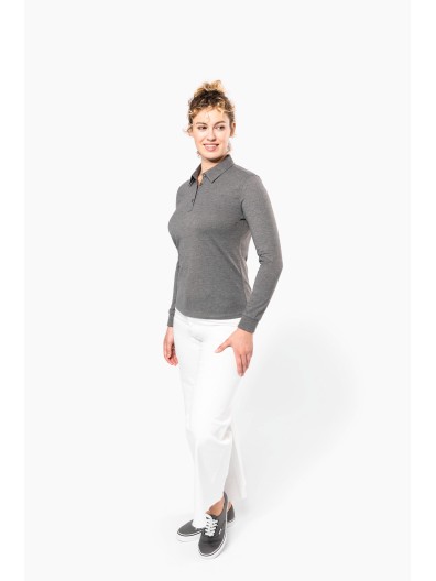 Polo jersey de manga comprida - K265