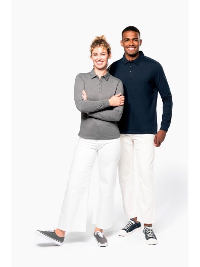 Polo jersey de manga comprida - K265