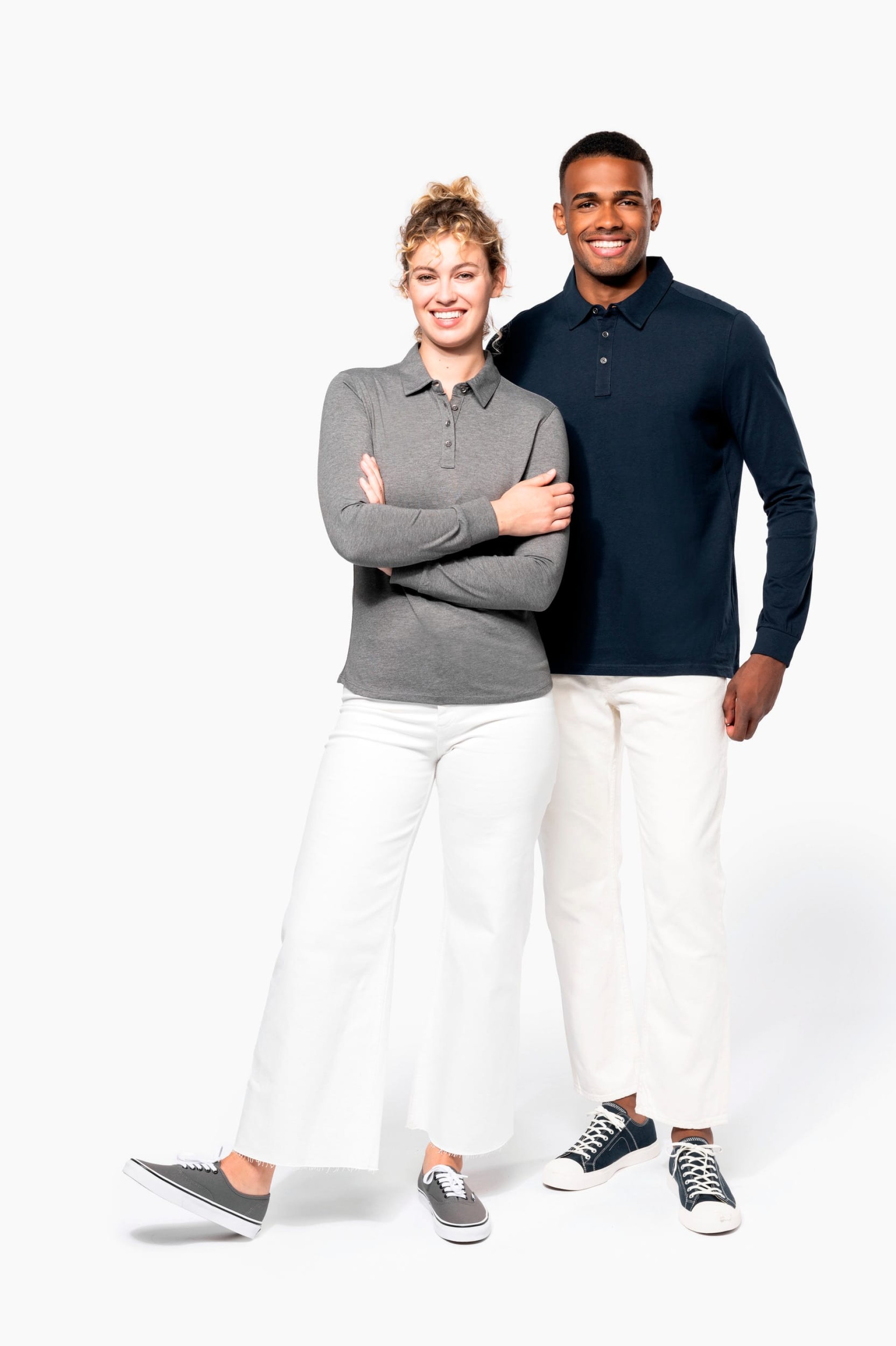 Polo jersey de manga comprida - K265