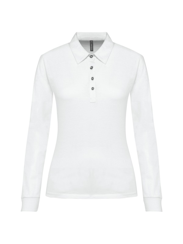 Polo jersey de manga comprida - K265