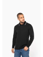 Polo malha piqué de manga comprida de homem - K280
