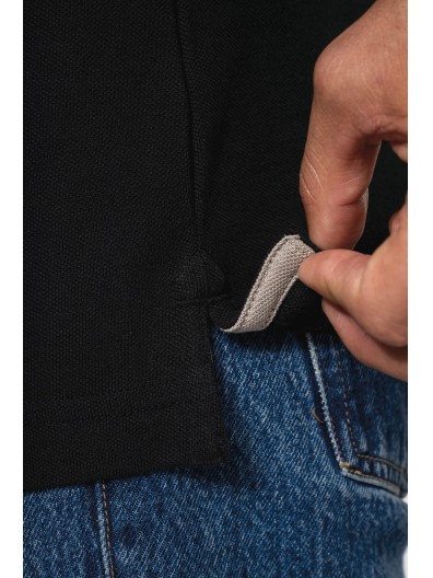 Polo malha piqu� de manga comprida de homem - K280