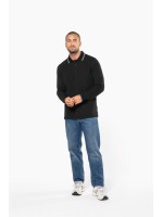 Polo malha piqué de manga comprida de homem - K280
