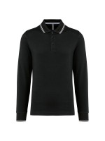 Polo malha piqué de manga comprida de homem - K280