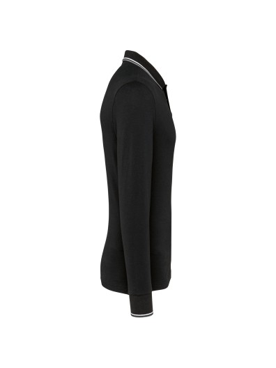 Polo malha piqué de manga comprida de homem - K280 Polo malha piqué de manga comprida de homem - K280