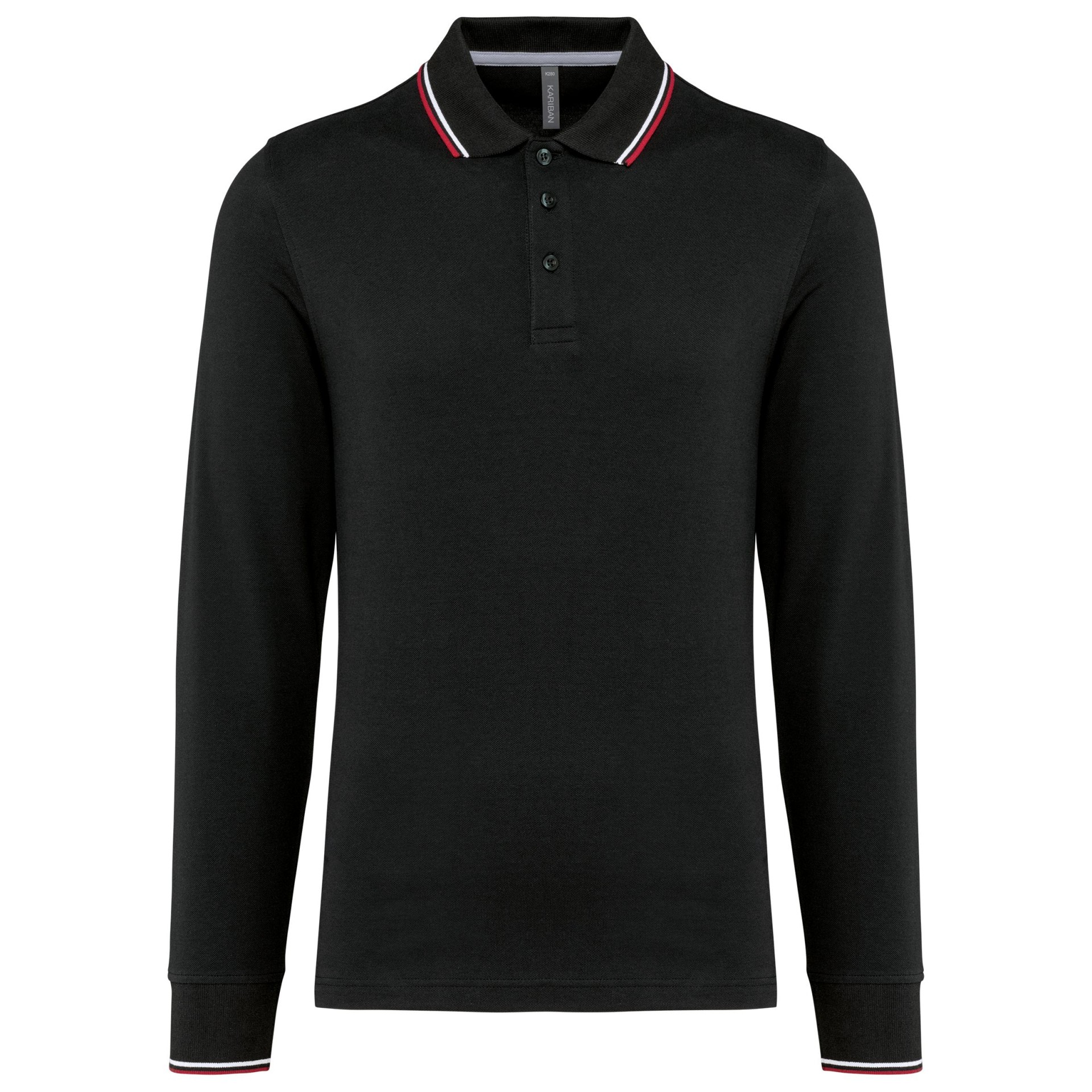 Polo malha piqué de manga comprida de homem - K280