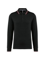 Polo malha piqué de manga comprida de homem - K280