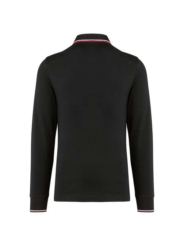 Polo malha piqué de manga comprida de homem - K280