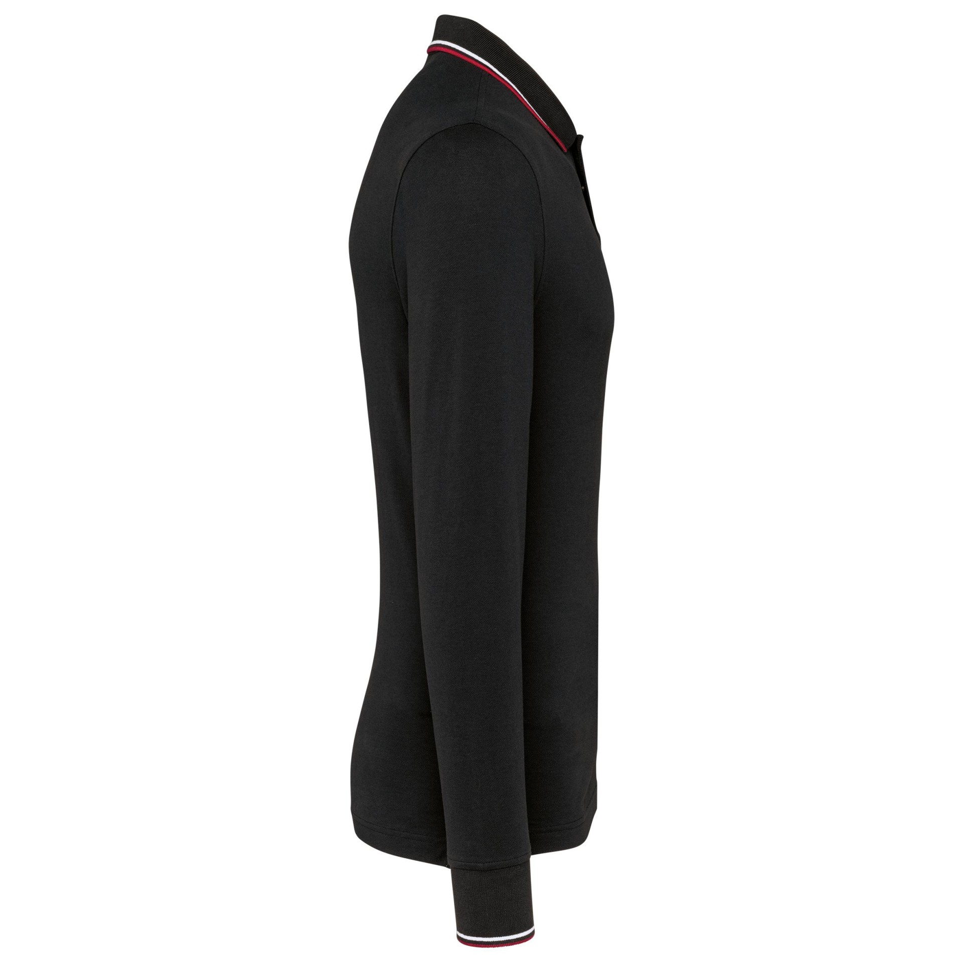 Polo malha piqué de manga comprida de homem - K280