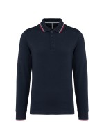 Polo malha piqu� de manga comprida de homem - K280