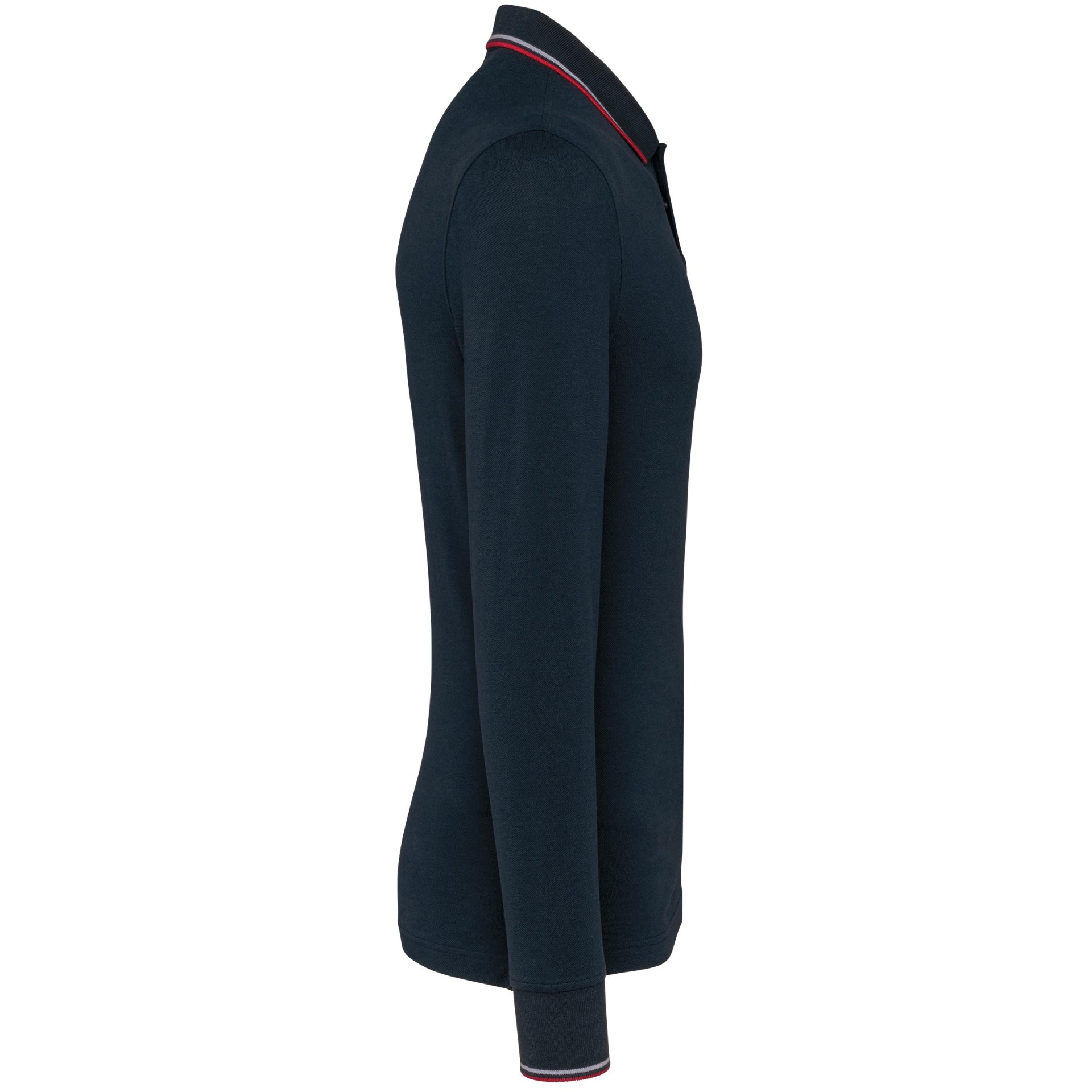 Polo malha piqué de manga comprida de homem - K280