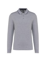 Polo malha piqué de manga comprida de homem - K280