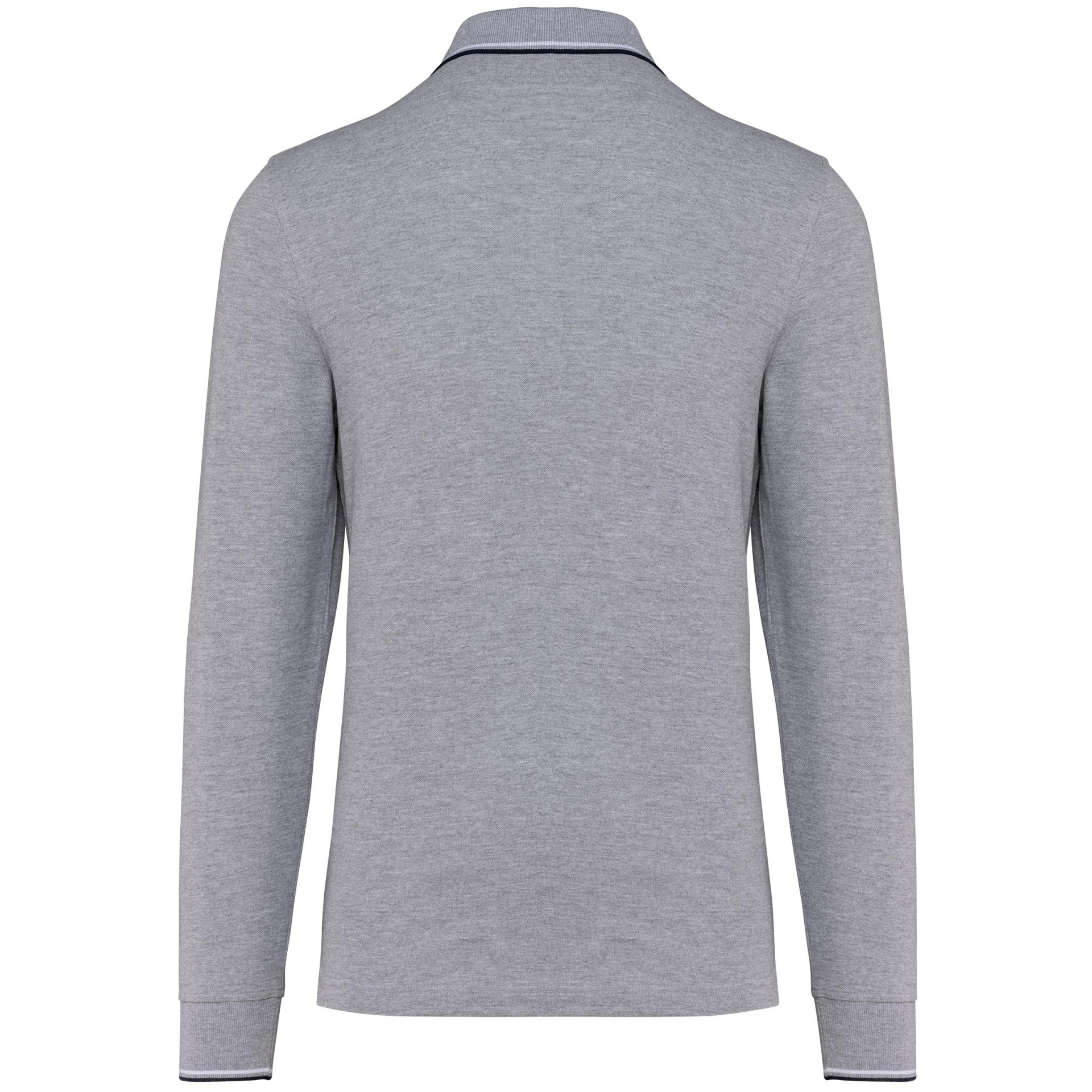Polo malha piqué de manga comprida de homem - K280